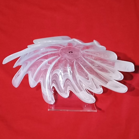 Vintage ARTE MURANO Crystal. By, Creazioni Silverstri. ITALY. Fanciful Shape. - Picture 7 of 16